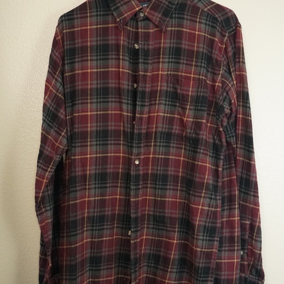 Arrow Men Flannel Shirt Button Down Small - Picture 1 of 4